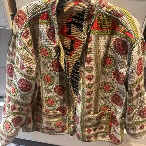 SaPeyKa 
Colorful Floral Bomber Jacket